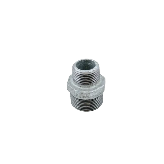 Niplu redus, fonta, zincat, 1 1/4 inch x 1 inch