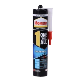 Adeziv pentru suprafete multiple, interior / exterior, Moment One for All Universal, alb, 390 gr