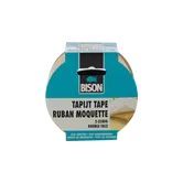 Banda dublu adeziva pentru mocheta, Bison, Carpet Tape, transparent, 0.05 x 10 m