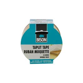 Banda dublu adeziva pentru mocheta, Bison, Carpet Tape, transparent, 0.05 x 10 m