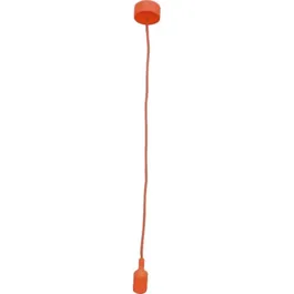 Pendul Silicone, 1 x E27, 60W, 74 x 10 x 10 cm, rosu