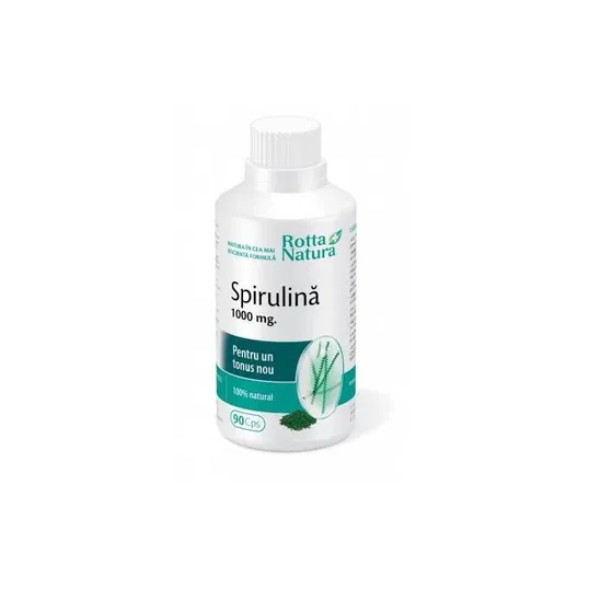 Spirulina 1000mg 90cp - Rotta Natura