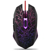 Mouse Gaming Esperanza EGM211R, Optic, 2400 DPI, USB, Iluminat (Negru)