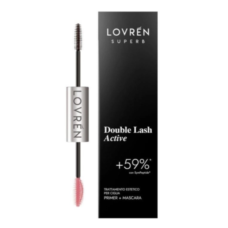 Primer + Mascara Double Lash Active, 1 bucata, Lovren