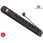 Prelungitor Maclean MCE11, 8 prize, 1.5 m (Negru)