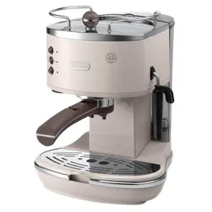 Espressor Delonghi Icona Vintage ECOV 311.BG, 1100 W, 15 bari, 1.4 l (Crem)