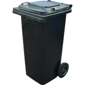 Pubela Harplast, negru, 120 l