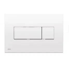 Clapeta Rezervor WC Incastrat Alca M370, actiune dubla, alb, 24.7 x 16.5cm