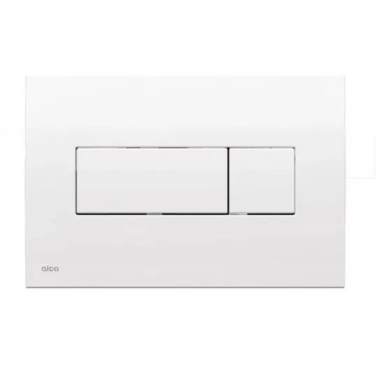 Clapeta Rezervor WC Incastrat Alca M370, actiune dubla, alb, 24.7 x 16.5cm