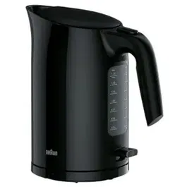 Fierbator de apa Braun WK3000BK, 2200 W, 1.7 l, baza 360° (Negru)