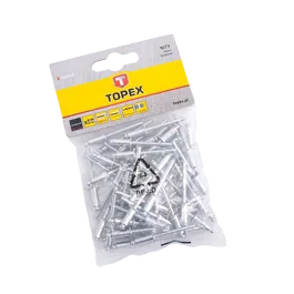 Nituri pop, aluminiu, Topex, 4,8 x 12,5 mm, 50 bucati