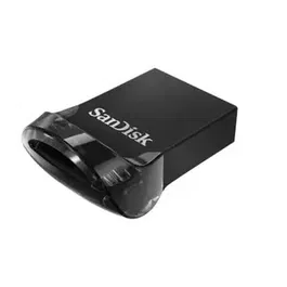 Stick USB SanDisk Ultra Fit, 128GB, USB 3.1 (Negru)