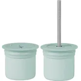 Minikoioi Sip+Snack Set serviciu de masă pentru copii pentru copii River Green / Powder Grey 1 buc