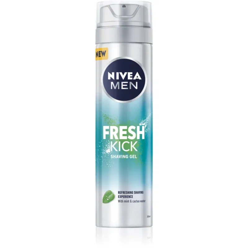 NIVEA MEN Fresh Kick gel pentru bărbierit pentru barbati 200 ml