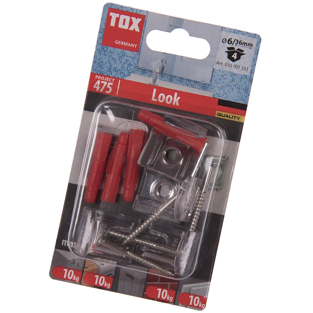 Kit montare oglinda Look Spy, diblu TRI 6 x 36 mm