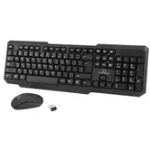 Kit Tastatura si Mouse Wireless Esperanza Memphis TK108 (Negru)