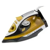 Fier de calcat Camry CR 5029, 2400 W, Calcare verticala, Anticalcar, Autocuratare (Alb/Galben)
