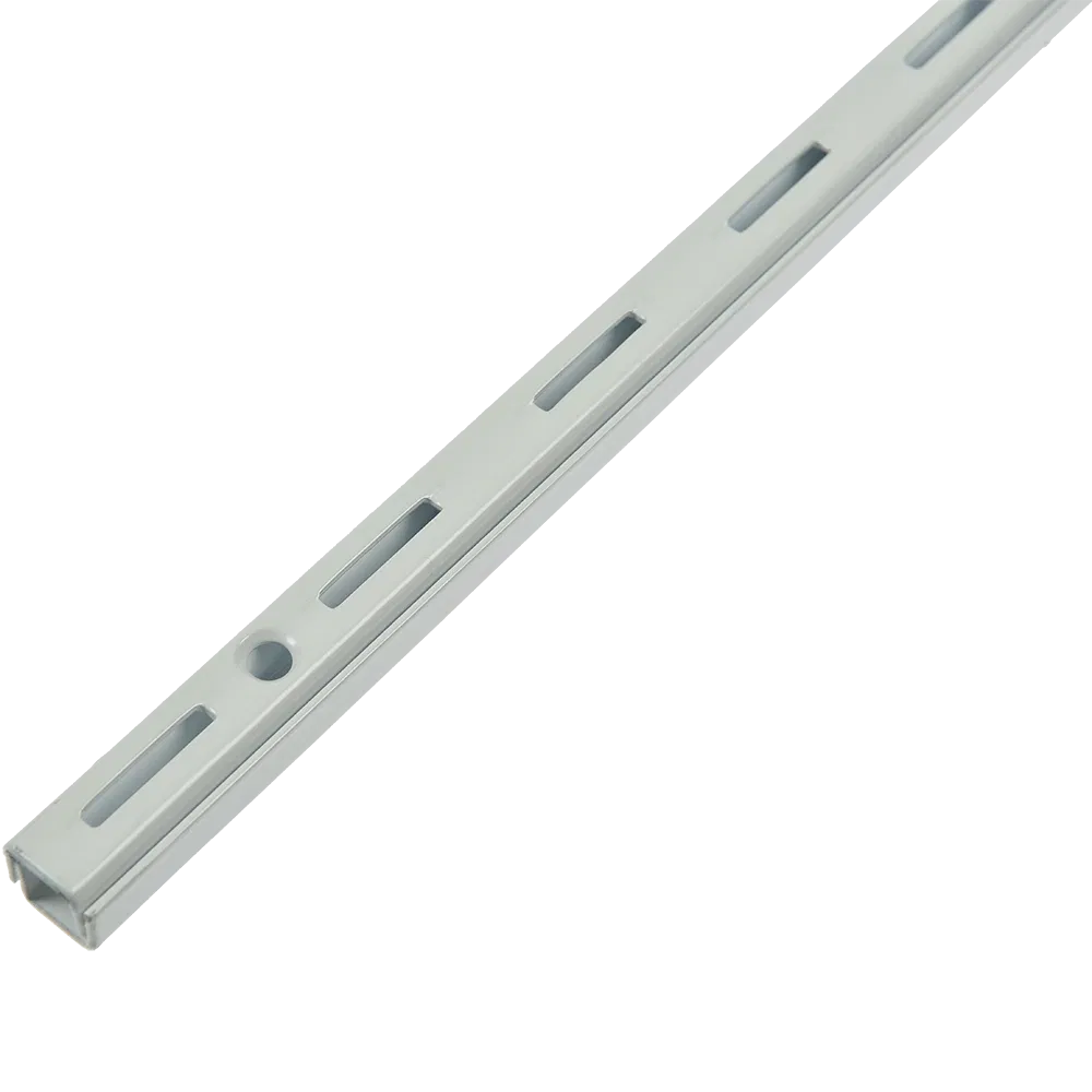 Vergea verticala, alb, H: 1000 mm, 1 rand de gauri