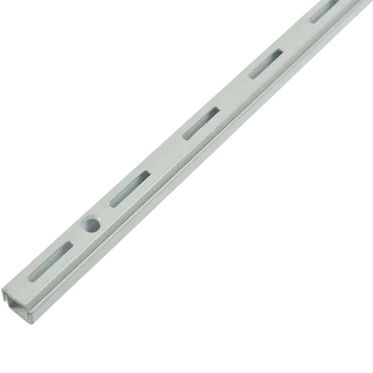 Vergea verticala, alb, H: 1000 mm, 1 rand de gauri