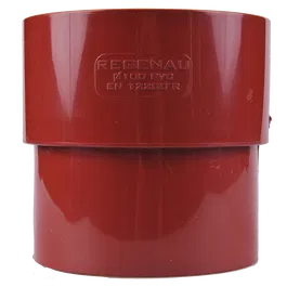 Mufa burlan, PVC, Regenau, rosu RAL 3011, diam. 100 mm
