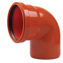 Cot PVC canalizare exterioara Valplast, diametru 125 mm, 87 grade