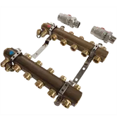 Distribuitor RO05 Ferro, 5 circuite, alama, 1 inch