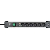 Prelungitor Bachmann Multipriza Conect-Us 330.104-2, 6 Prize, 5 m (Negru)