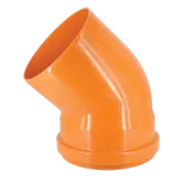 Cot PVC canalizare exterioara Valplast, diametru 250 mm, 45 grade