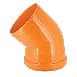 Cot PVC canalizare exterioara Valplast, diametru 250 mm, 45 grade