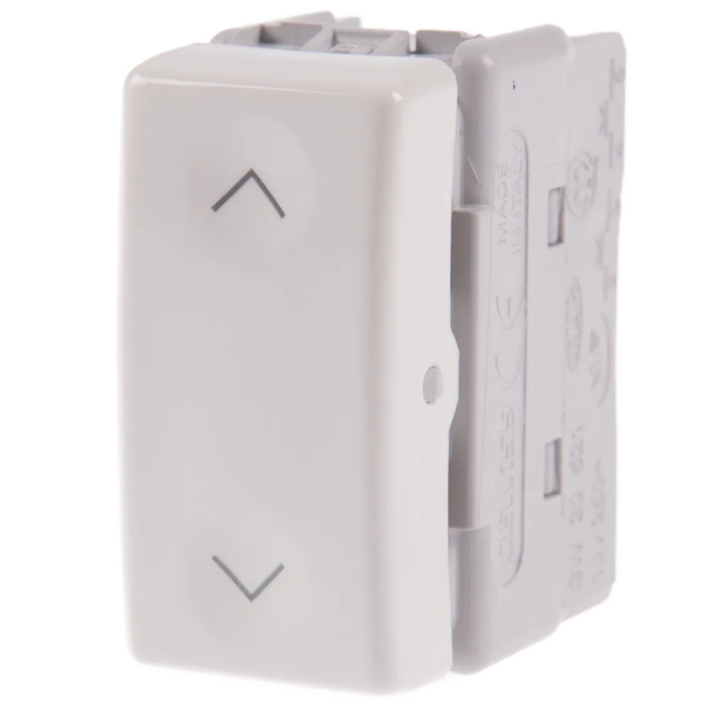 Buton cu revenire System, Gewiss GW20521, 1M, alb
