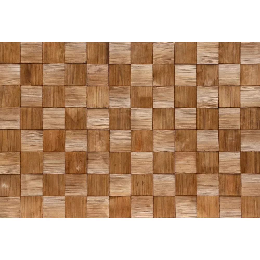 Panouri decorative din lemn Stegu Quadro 3, interior, 380 x 380 x 6 - 14 mm, 4 buc/cutie