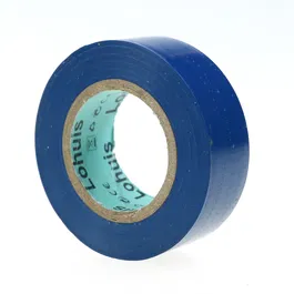Banda izolatoare electrica PVC Lohuis, albastru, 19 mm, 74 g, rola 19 m