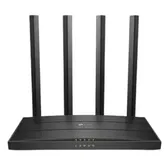 Router Wireless TP-Link Archer C6, Gigabit, Dual Band, 1200 Mbps, 4 Antene externe (Negru)