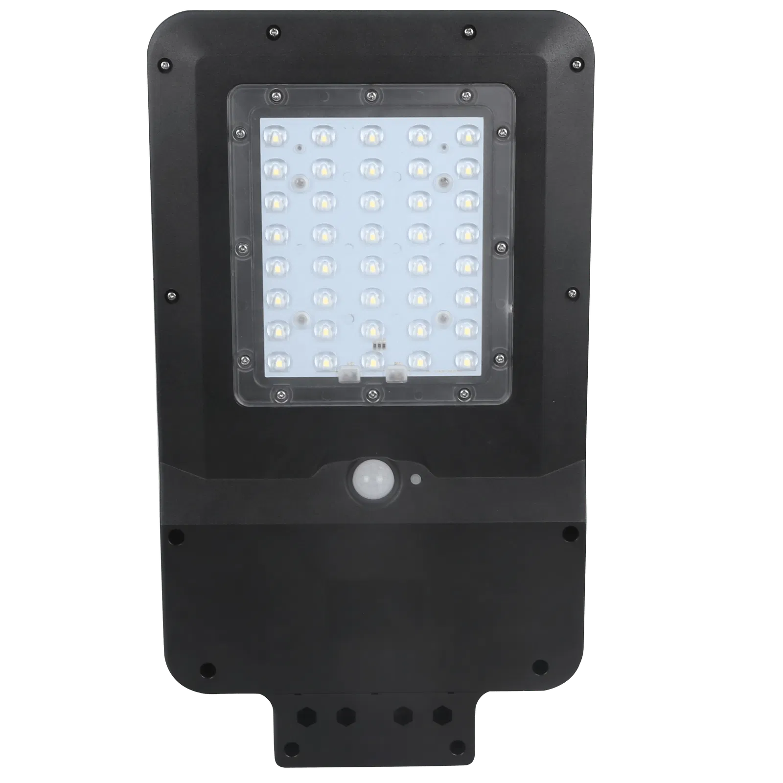 Corp iluminat stradal LED Lohuis, panou solar si senzor miscare, 15 W, lumina rece 6500 K