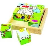Puzzle cubic BigJigs animale domestice BJ536