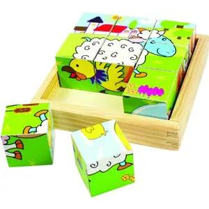 Puzzle cubic BigJigs animale domestice BJ536