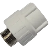 Mufa PPR 20 mm Formul, 1/2, filet exterior, alb