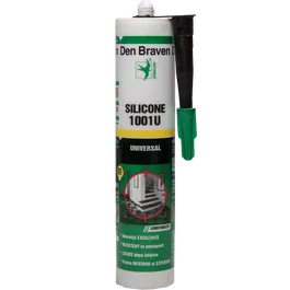 Silicon universal Den Braven 1001 U, negru, interior / exterior, 280 ml