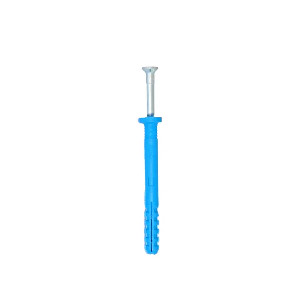 Diblu cu cap cilindric cu surub tip cui S, nylon, 6 x 60 mm