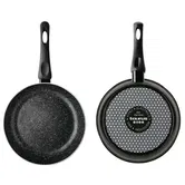 Tigaie Taurus Vital Stone 24, Diametru 24 cm, Acoperire ceramica (Negru)