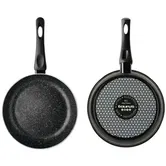 Tigaie Taurus Vital Stone 28, Diametru 28 cm, Acoperire ceramica (Negru)