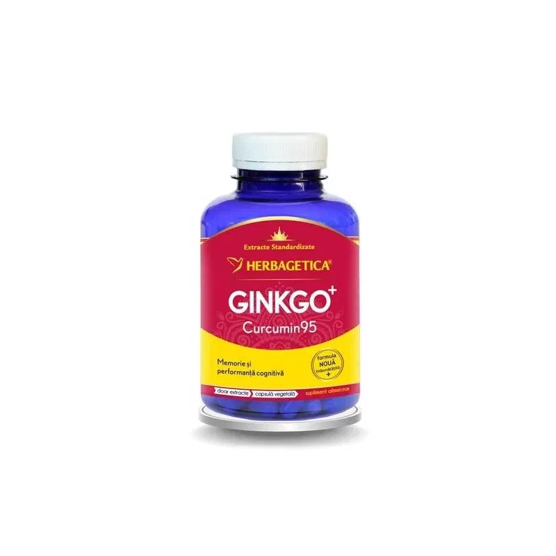 GINKGO CURCUMIN95 120cps - Herbagetica