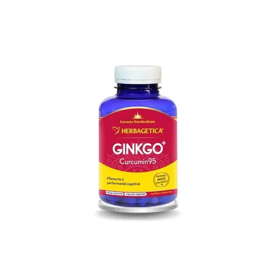 GINKGO CURCUMIN95 120cps - Herbagetica