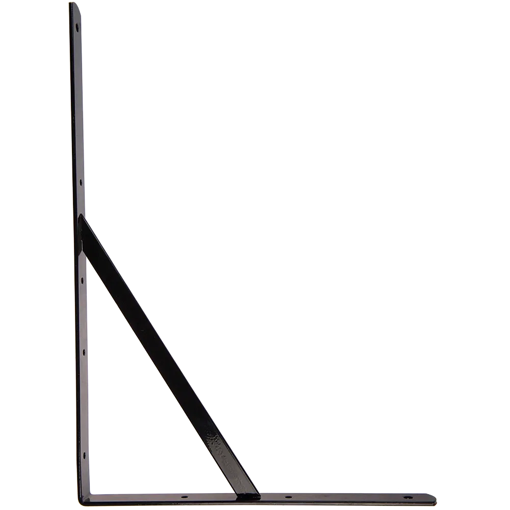 Consola punte, neagra, 500 x 330 x 30 mm