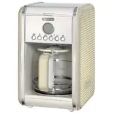 Cafetiera Ariete Vintage 1342, 4-12 cesti, Display LCD (Crem)