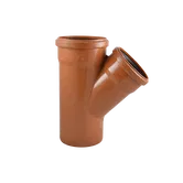 Ramificatie canalizare exterioara PVC Valplast, 45 grade, diametru 125 / 125 mm