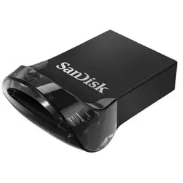 Stick USB SanDisk Ultra Fit, 64GB, USB 3.1 (Negru)