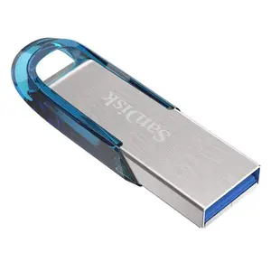 Stick USB SanDisk Cruzer Ultra Flair, 32GB, USB 3.0 (Albastru/Argintiu)