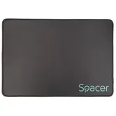 Mouse Pad Gaming Spacer SP-PAD-GAME-M, 250 x 350 x 3 mm, spuma din cauciuc natural + tesatura (Negru)