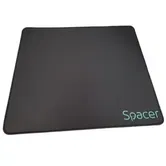 Mouse Pad Gaming Spacer SP-PAD-GAME-L, 400 x 450 x 3 mm, spuma din cauciuc natural + tesatura (Negru)